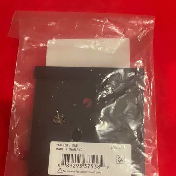 NWT COACH Signature “C” Pave Bar Stud Earrings - Picture 5 of 6